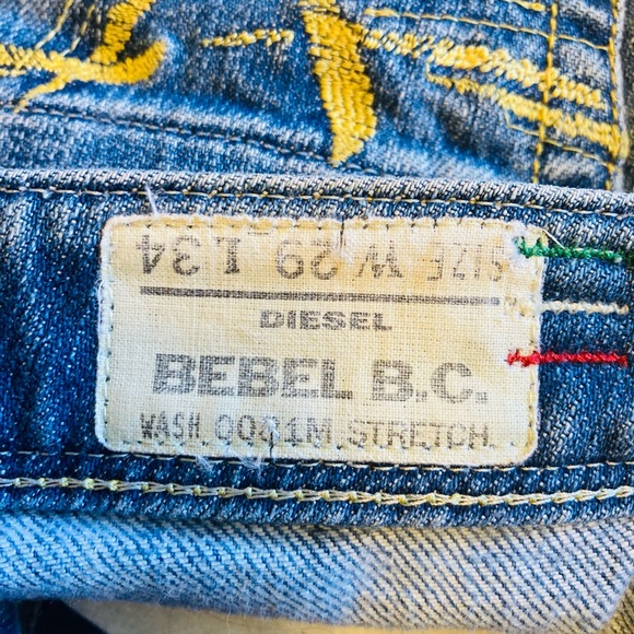 Diesel-Bebel B.C Bootcut Long Jeans-29” - Picture 9 of 14
